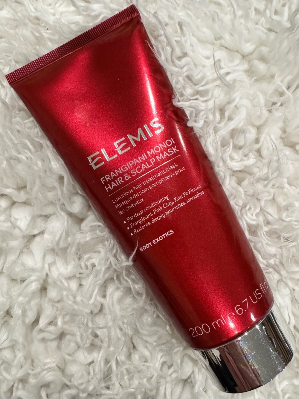 Elemis hair mask: frangipani monoi
